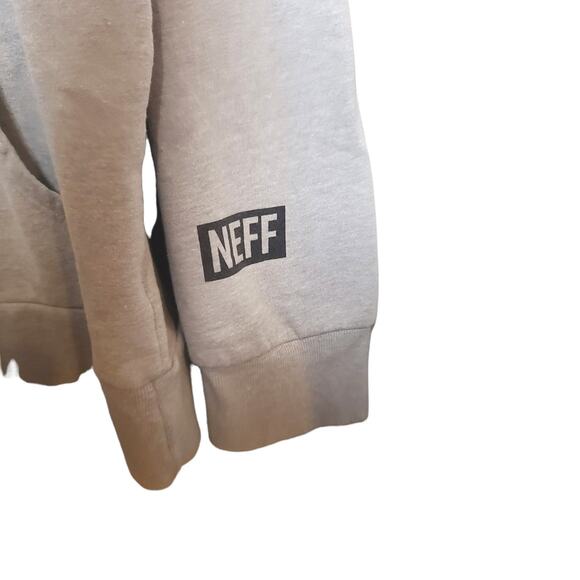 Disney x NEFF Collab Vintage Style Mickey Mouse Grey Hoodie Size XL Sweatshirt - Picture 4 of 12